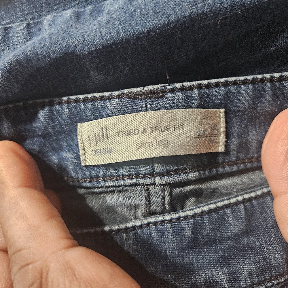 Jjill Jeans Womens 18 Blue Medium Wash Straight Leg Stretch Denim - Picture 6 of 10